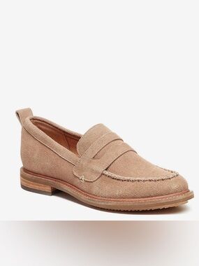 Kelsi DaggerBrooklyn Suede Penny Loafers in Almond. Barely Worn! 9W